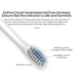 Electric Ultrasonic Toothbrush Six Speed Mode Home Soft Hair USB Charging Waterproof Adult Tooth Cleaner Automatic Couple Set- - Image 4
