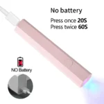 YIKOOLIN Mini UV Light Cure Nails Lamp for Gel Nails LED Nail Lamp for Gel Polish Manicure USB Nail Dryer for Fast Curing - Image 9