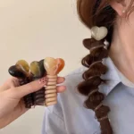 Minimalist Bubble Braid Headband High-quality and Caring Phone Line Hair Loop Tied Ponytail Braid Hair Rope headband - Image 2