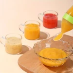 4pcs Baby Feeding Set, Baby Bottle with Suction Base Rice Cereal Bottle, Vegetable & Fruit Feeder, Two Mesh Bags (S L） - Image 5