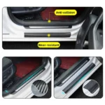 1-5m Nano Carbon Fiber Car Tape Sticker Door Mirror Paste Protector Strip DIY Protection Protective Film Waterproof Adhesive - Image 3