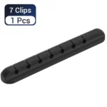 Silicone USB Cable Organizer USB Charging Cable Winder Desktop Tidy Management Clips Cable Holder For Mouse earphone Accessories - Image 9