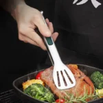 1pc Non Slip Stainless Steel Food Tongs Meat Salad Bread Clip Barbecue Grill Buffet Clamp Cooking Tools Kitchen Accessories - Image 3
