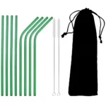 Colorful Reusable Drinking Straw Metal Straws 304 Stainless Steel Straws Set with Brush Bar Cocktail Straw for Glasses Drinkware - Image 12