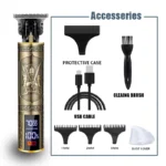 New!T9 Electric Hair Trimmer/Accessories | USB Professional Shaver | 0mm Bald Fade Cutting Machine Portable for Men Home Haircut - Image 14