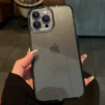 Pink Glitter Bling Clear Soft Case for IPhone 17 Air 16 15 14 13 12 11 Pro Max Plus 17Pro 16Pro 16e I Phone Women Fundas Cover - Image 3