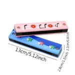 Children Wooden Harmonica Musical Instrument Toys Music Teaching Aids Puzzle Early Education Kindergarten Beginners TMZ - Image 5