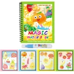 1pc Reusable Water Drawing Book Magic Water Book Mess-Free Magic Painting Pad with Refillable Water Pen Learning Education Toy - Image 9