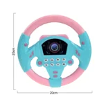 Eletric Steering Wheel Toy with Light Sound for Baby Kids Educational Portable Simulated Driving Steering Wheel Vocal ToysToys - Image 7