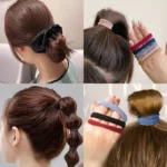 1109pcs Women Dark Hair Accessories Set Elastic Seamless Ponytail Scrunchies Small Rubber Bands Fashion Hair Ties Headbands - Image 4