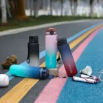 Gradient Water Bottle - 1000ml/600ml/750ml Capacity Outdoor Camping Gym Suitable Holiday Gift Birthday - Image 3