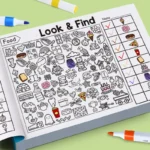 Children's Search for Items Game, Enhance Visual Perception, Fun Coloring Book, Focus and Attention, Handwriting Exercise Book - Image 5