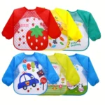Waterproof EVA Full Sleeve Baby Bibs Children Apron Long Sleeve Feeding Smock Kids Eating Breastplate Infant Scarf Clothing - Image 3