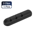 Silicone USB Cable Organizer USB Charging Cable Winder Desktop Tidy Management Clips Cable Holder For Mouse earphone Accessories - Image 16