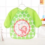 Waterproof EVA Full Sleeve Baby Bibs Children Apron Long Sleeve Feeding Smock Kids Eating Breastplate Infant Scarf Clothing - Image 10