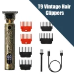 New!T9 Electric Hair Trimmer/Accessories | USB Professional Shaver | 0mm Bald Fade Cutting Machine Portable for Men Home Haircut - Image 18