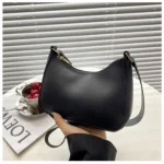 Fashionable and Trendy Solid-Color Handbag, Simple and New Small Square Bag, Stylish and High-Quality Single-Shoulder Armpit Bag - Image 8