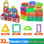 Magnetic Building Blocks DIY Magnets Toys medium size STEM Toys Construction Toys Learning Educational Magnet Toys - Image 10