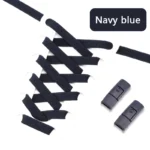 No Tie Shoe laces Press Lock Shoelaces without ties Elastic Laces Sneaker Kids Adult 8MM Widened Flat Shoelace for Shoes - Image 24