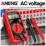 ANENG SZ308 Digital Multimeter   AC/DC Current Meter Voltage Resistance Meter Electrician LCD Screen Ohm Square Wave Test - Image 3