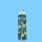 800ml/27oz Large Capacity Sports Water Bottle Leak Proof Plastic Drinking Cup With Time Scale Suitable For Travel Fitness Sports - Image 19