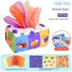 Baby Montessori Toy,Magic Tissue Box,Educational Learning Activity Sensory Toy For Kids Finger Exercising  Busy Board Baby Game - Image 4