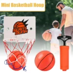 Indoor Basketball Hoop Sports Fan Backboards For Kids Boys Girls Door Room Suction Cup Basketball Hoop Mini Hoop With 2 Ball Toy - Image 3