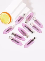 10pcs seamless fashion girl transparent hair clips, makeup facial accessory clips styling hair clips Special for real hair wigs - Image 8