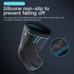 1 Pcs Compression Knee Support Sleeve Elastic Breathable Knee Pads Brace Springs Gym Sports Protector Basketball Volleyball Run - Image 5