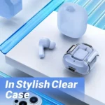 Original T2 Wireless Bluetooth Earphone Transparent HIFI Headphones LED Power Digital Display Stereo Sound Earphones for Xiaomi - Image 6