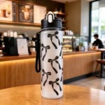 800ml/27oz Large Capacity Sports Water Bottle Leak Proof Plastic Drinking Cup With Time Scale Suitable For Travel Fitness Sports - Image 14