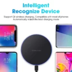 Wireless Charger For iPhone 17 16 15 14 Pro Max Induction Fast Charging Pad Dock Station For Samsung S23 S22 Xiaomi Huawei - Image 5
