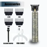 New!T9 Electric Hair Trimmer/Accessories | USB Professional Shaver | 0mm Bald Fade Cutting Machine Portable for Men Home Haircut - Image 7