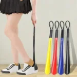 1pc Extra long flexible plastic shoe horns do not require bending durable shoe spoons for pregnant women wearing shoe assistants