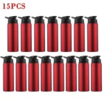 1-15PCS Portable Stainless Steel Bicycle Water Bottle Straight Drinking Outdoors Sports Travel Kettle Metal Water Bottle - Image 9
