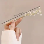 1/6pcs Elegant Chinese Style Tassel Hair Stick Traditional Floral Design Hairstyle Accessory Women Jewelry Hairpin Hairneedle - Image 6