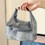 Waterproof storage drawstring bag，Unisex large-capacity swimming toiletry bag，Suitable for gym laundry、Bathroom toiletries、Outdo