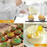 Silicone Piping Bags and Tips Set Cake DIY Decorating Kit with Stainless Steel Nozzle Reusable Silicone Pastry Baking tool - Image 6