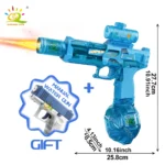HUIQIBAO Electric Pulse Water Gun Simulated Flame Sensor Light Fully Automatic Fights Toy Water Pistol Outdoor Beach Toys Adult - Image 7