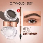 O.TWO.O Eyebrow Pomade Brow Gel Wax 2 IN 1 Waterproof Long Lasting Creamy Texture Eye Brow Tint Enhancers Cosmetics Makeup - Image 7