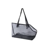 Portable Mesh Pet Carrier Bag Shoulder Crossbody Summer Use Dog Travel Bag Breathable Comfortable Foldable Pet Tote - Image 12