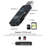 2-in-1 Multi Functional  USB 3.0 Card ReaderMiniSD TFMemoryCardReaderUSBFlashDrive CardreaderAdapter For PCLaptops Accessories - Image 4