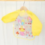 Waterproof EVA Full Sleeve Baby Bibs Children Apron Long Sleeve Feeding Smock Kids Eating Breastplate Infant Scarf Clothing - Image 35