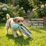 Squeaky Octopus Dog Toy, Pineapple Plush Chew Toy with Squeaker&CrinkleTentacles,InteractiveDentalPuppyToy for Small Medium Dogs - Image 3