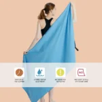 Microfiber Towel Quick Dry Towel Travel Towel Sports Towel Beach Towel Sandproof Soft Light Towel For Swim, Yoga, Gym - Image 5