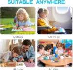 1pc Reusable Water Drawing Book Magic Water Book Mess-Free Magic Painting Pad with Refillable Water Pen Learning Education Toy - Image 6