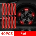 Car Wheel Hub Reflective Stripes Door Handle Safety Warning Sticker Car Rear Warning Tape Automobile Sticker Exterior Accessorie - Image 23