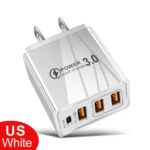48W 3USB Fast Charger Type C QC 3.0 Portable Wall Charger PD Fast Charge EU/US Plug For Samsung Huawei Xiaomi Phone Wall Adapter - Image 7