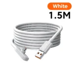 100W USB to Type C Fast Charging 90° Elbow Data Cable PD USB C Super Charging Game Cable for Samsung S23 S22 Huawei POCO Realme - Image 9