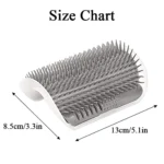 Massage Pet Cat Brush Corner Scrape Hair Removal Beauty Clean Corner Brush Removable Scratcher Comb for Kitten Cat - Image 6